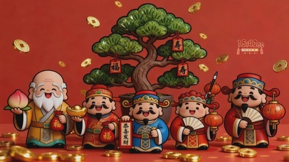福禄寿喜财