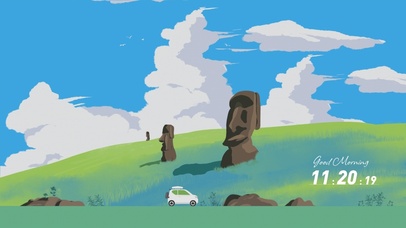 世界任我行-人面石像