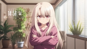 房间生气女孩