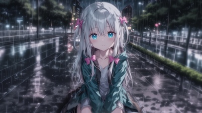 雪墨壁纸丨和泉纱雾丨雨寂孤身丨