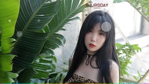 清纯性感长发美女