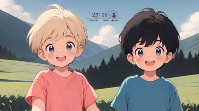 4K清新小男孩