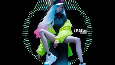 极简时尚棒球帽美女