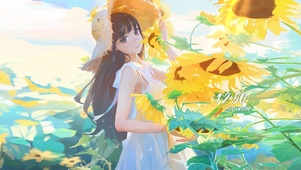 4k向日葵女孩