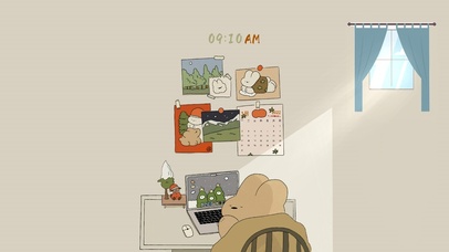 房间里的可爱小兔