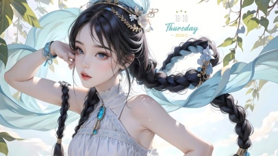 4k国风神颜少女