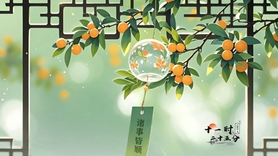 大桔大利诸事皆顺风铃