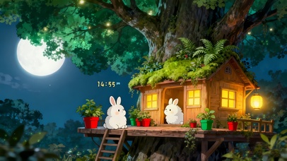 静谧的森林树屋