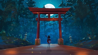 动漫唯美森系女孩