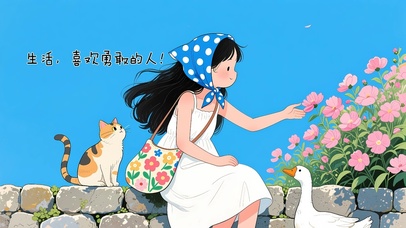 生活喜欢勇敢的人