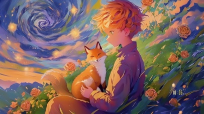 4K 小王子与狐狸