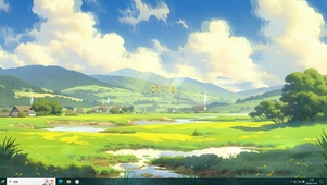 鸟鸣花香山谷