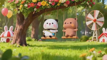 可爱两小只