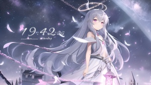 星空长发女神
