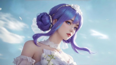 梦幻花嫁-水晶玫瑰琴女