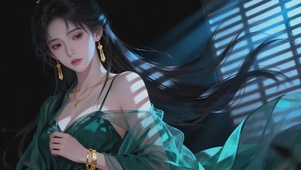 古风轻纱吊带女神