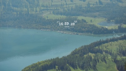 唯美浓雾森林湖泊