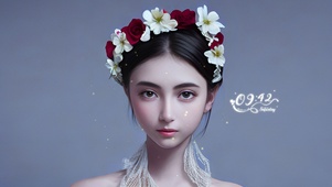 4k可爱治愈女孩