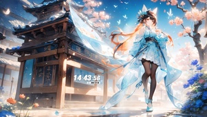 梦幻古风少女