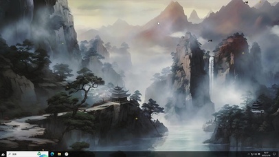 水墨AI风景壁纸-桌面主题