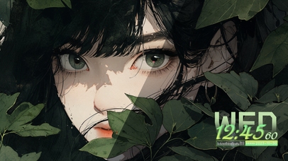 绿叶少女（随真实时间变化）