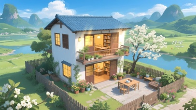 温馨日式田园小屋