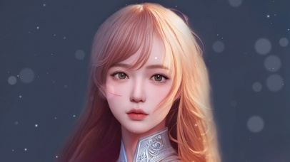 4K唯美清纯古风3D美女