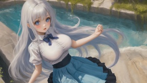 呆萌女孩