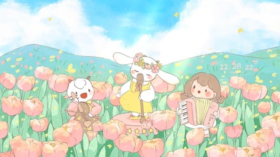 唯美治愈郁金香花海演唱