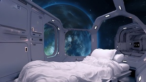 未来宇宙卧室