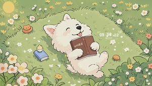 开心的狗狗