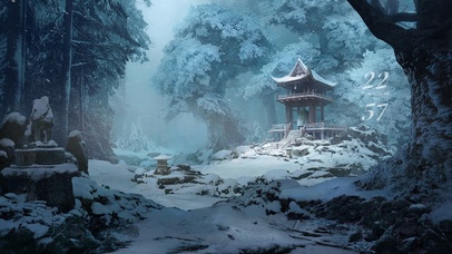 风雪寺庙