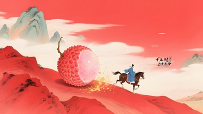 一骑红尘妃子笑