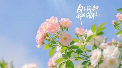 阳光明媚~日子崭新我在前进
