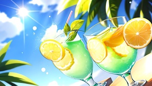 夏日柠檬水