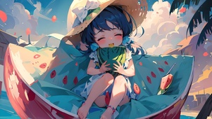 夏日炎炎，唯西瓜作伴