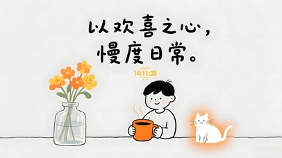 以欢喜之心慢度日常