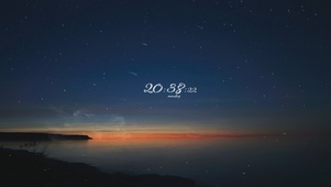 5K 唯美星空海天一线