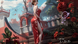 旗袍美女