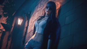 帅气美女