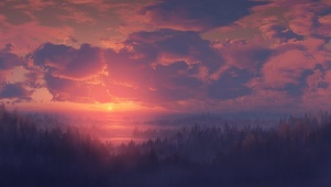 晚霞
