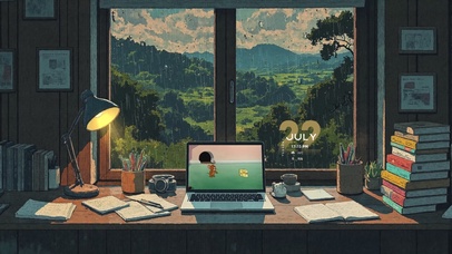 在下雨天追剧也是一种享受