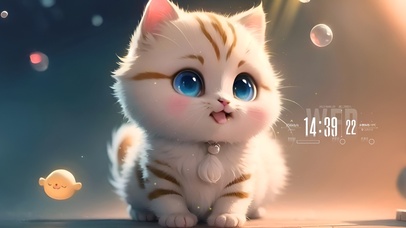 4k可爱调皮猫咪