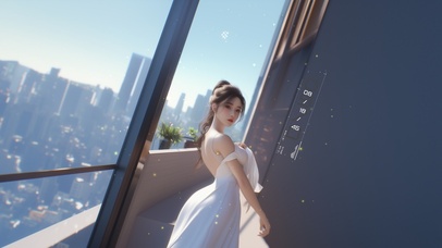 她像窗台上被风翻起的一张便签