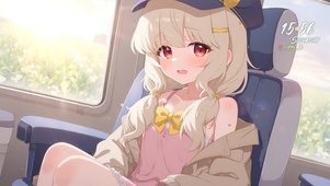 唯美春日房间少女