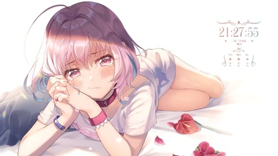 4K可爱娇羞女孩