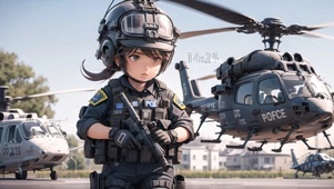 4K炫酷女孩