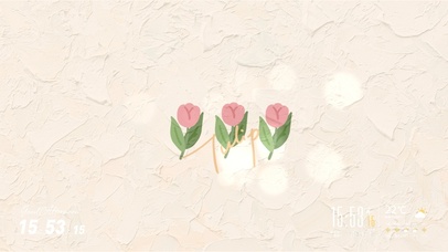 文艺油画 简约郁金香