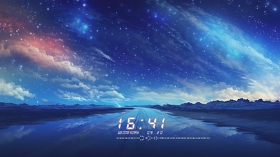 唯美星空 动漫壁纸