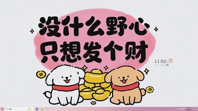 没啥野心  只想发财